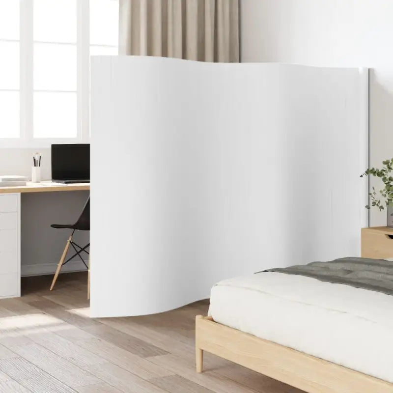 Bamboe scheidingswand voor privacy en natuurlijke stijl - Wit / 400 x 165 cm - Kamerschermen