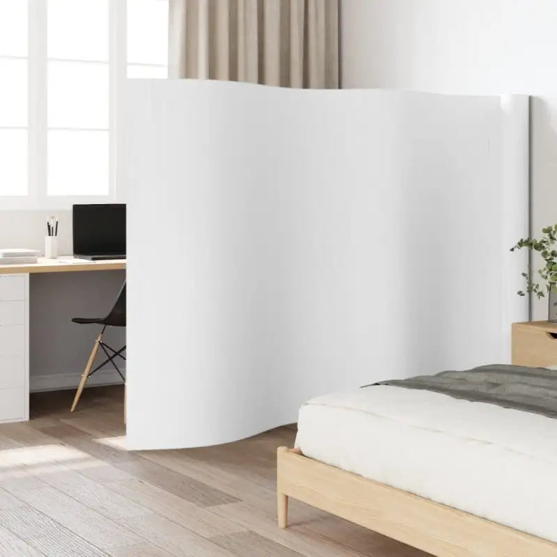 Bamboe scheidingswand voor privacy en natuurlijke stijl - Wit / 800 x 165 cm - Kamerschermen