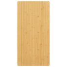 Bamboe tafelblad met gelakte afwerking voor thuis en horeca - 40 x 80 x 2.5 cm / 1 - Tafelbladen