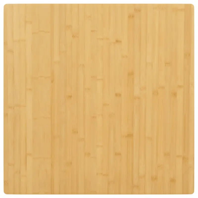 Bamboe tafelblad met gelakte afwerking voor thuis en horeca - 90 x 90 x 2.5 cm / 1 - Tafelbladen