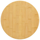 Bamboe tafelblad met gelakte afwerking voor thuis en horeca - Ø 30 x 1.5 cm / 1 - Tafelbladen