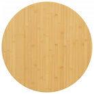 Bamboe tafelblad met gelakte afwerking voor thuis en horeca - Ø 80 x 4 cm / 1 - Tafelbladen