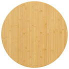 Bamboe tafelblad met gelakte afwerking voor thuis en horeca - Ø 90 x 4 cm / 1 - Tafelbladen
