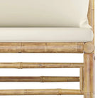 Bamboe tuin loungeset met comfortabele diepte zitting - Tuinsets