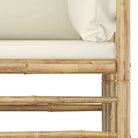 Bamboe tuin loungeset met comfortabele diepte zitting - Tuinsets