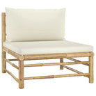 Bamboe tuin loungeset met comfortabele diepte zitting - Tuinsets