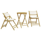 Bamboe tuinset met comfortabele zitervaring en wasbare hoes - Tuinsets