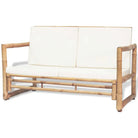 Bamboe tuinset met levering bevat hoogte armleuning en tropisch design - Tuinsets