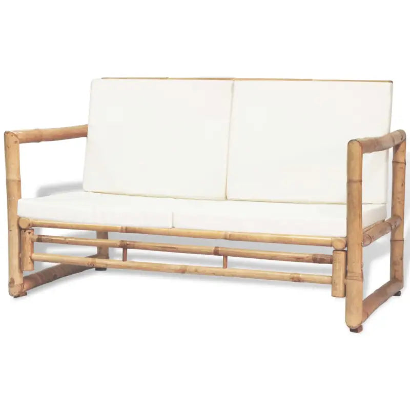 Bamboe tuinset met levering bevat hoogte armleuning en tropisch design - Tuinsets