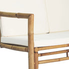 Bamboe tuinset met levering bevat hoogte armleuning en tropisch design - Tuinsets