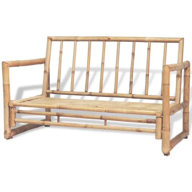 Bamboe tuinset met levering bevat hoogte armleuning en tropisch design - Tuinsets
