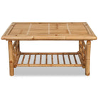Bamboe tuinset met levering bevat hoogte armleuning en tropisch design - Tuinsets