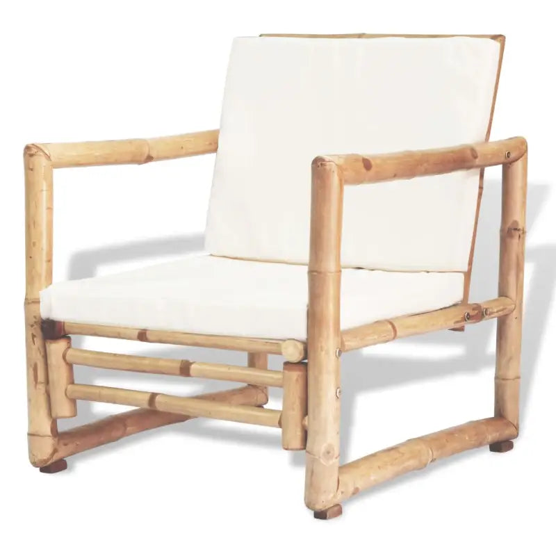 Bamboe tuinset met levering bevat hoogte armleuning en tropisch design - Tuinsets
