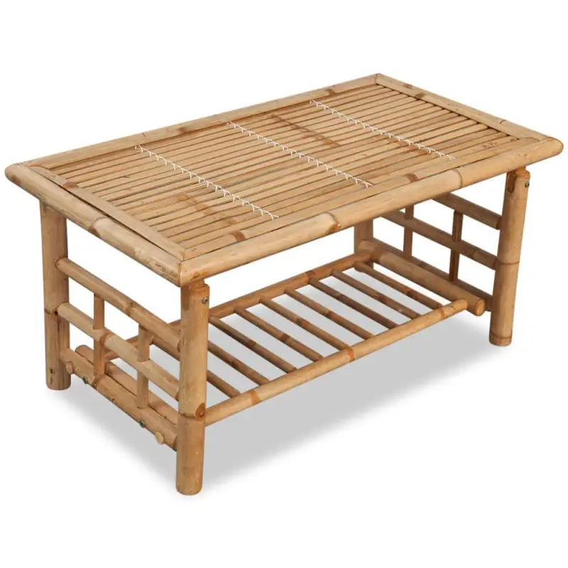 Bamboe tuinset met levering bevat hoogte armleuning en tropisch design - Tuinsets