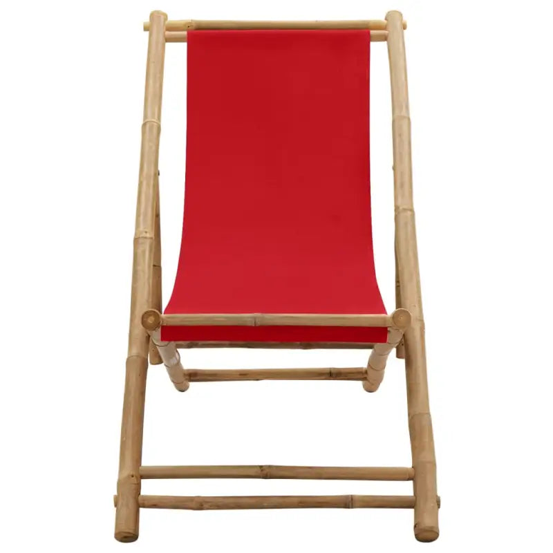Bamboe tuinstoel voor tuin strand of camping - Tuinstoelen