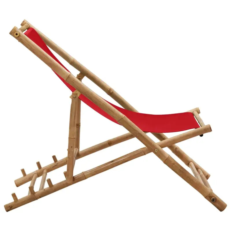 Bamboe tuinstoel voor tuin strand of camping - Tuinstoelen