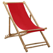 Bamboe tuinstoel voor tuin strand of camping - Tuinstoelen
