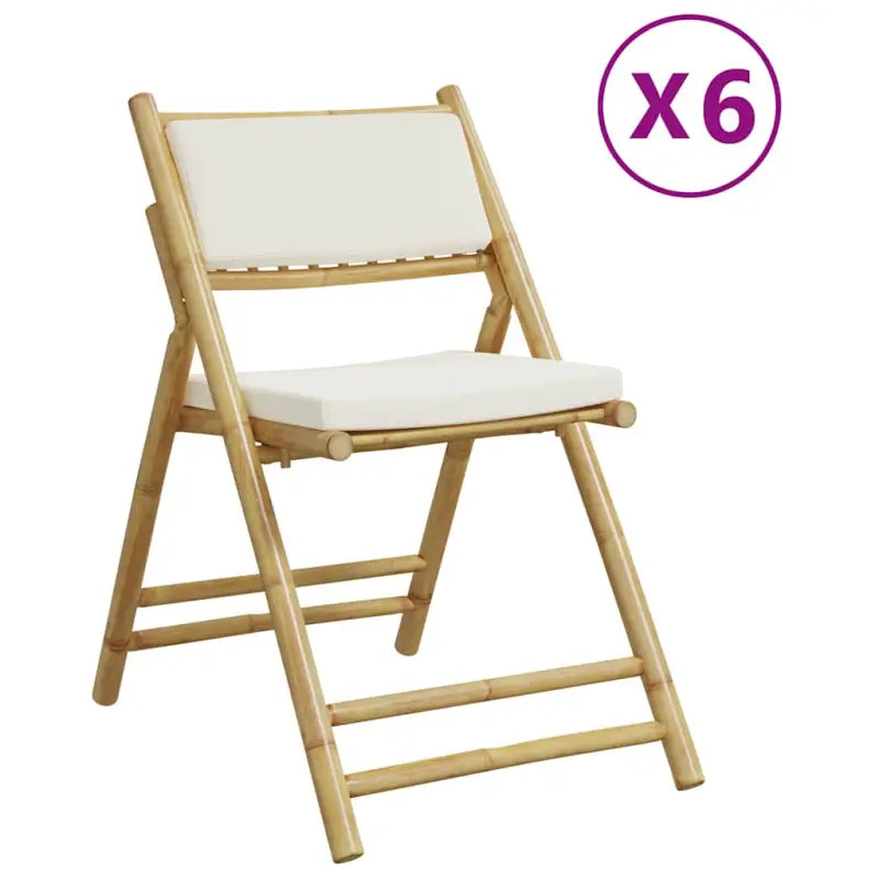 Bamboe tuinstoelen met comfortabele zitervaring en wasbare hoes - Tuinstoelen