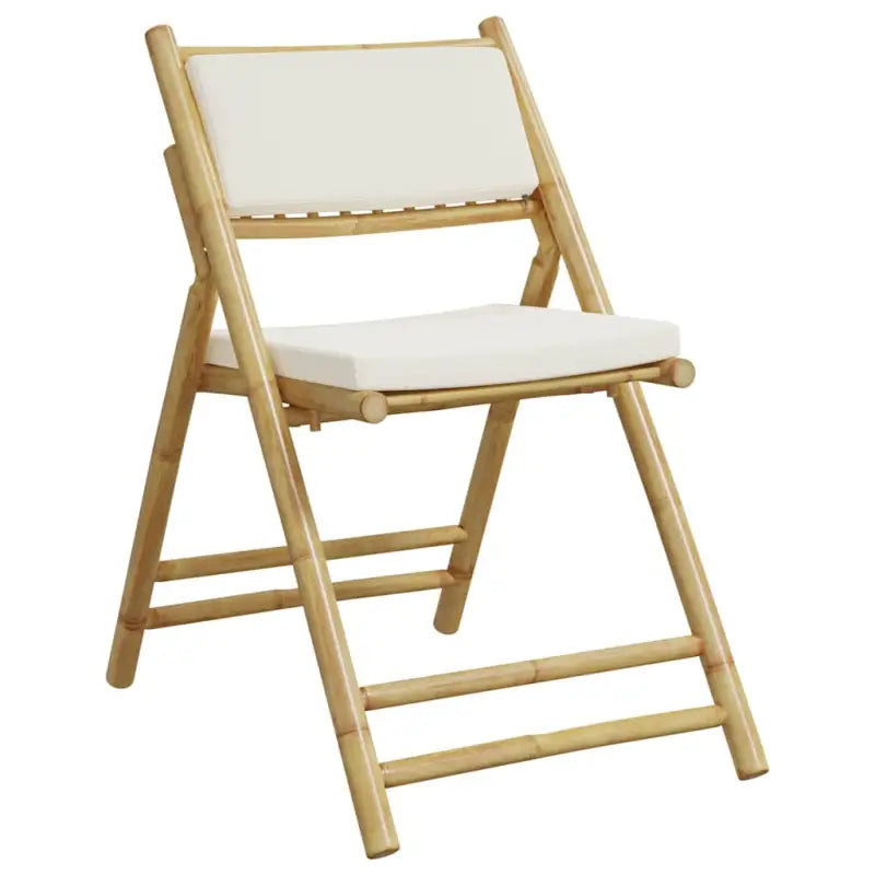 Bamboe tuinstoelen met comfortabele zitervaring en wasbare hoes - Tuinstoelen