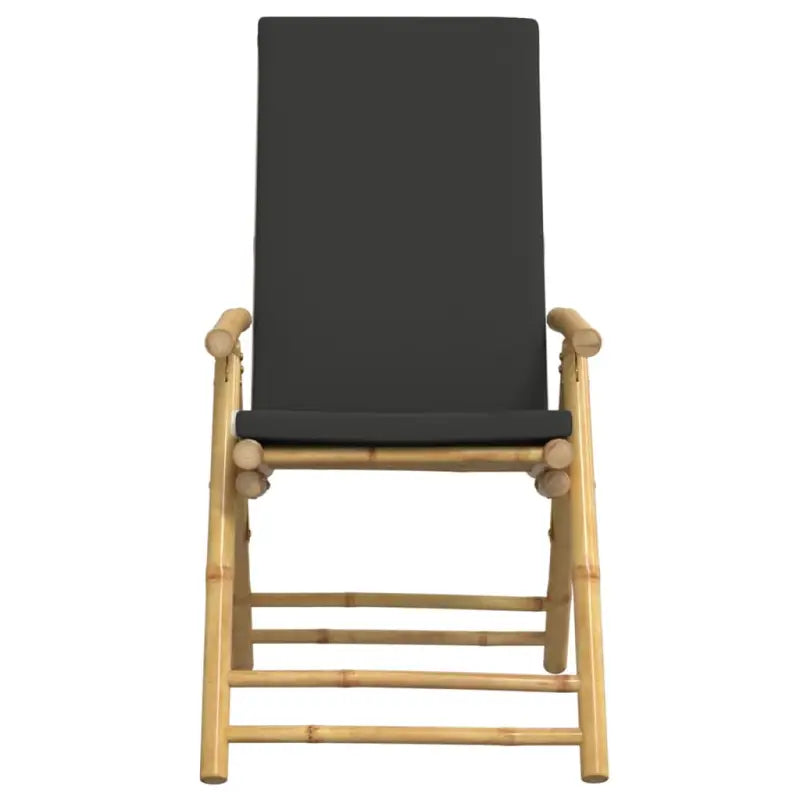 Bamboe tuinstoelen met comfortabele zitervaring en wasbare hoes - Tuinstoelen