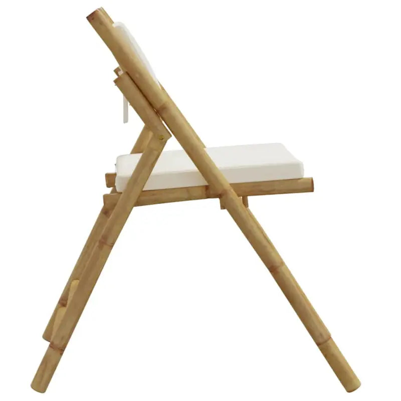 Bamboe tuinstoelen met comfortabele zitervaring en wasbare hoes - Tuinstoelen