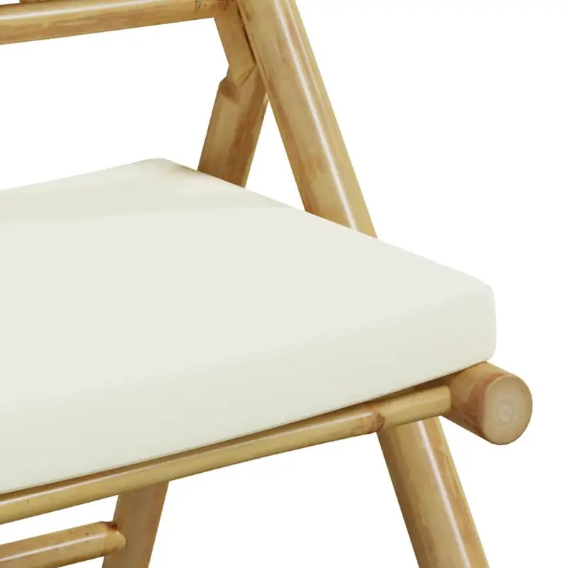 Bamboe tuinstoelen met comfortabele zitervaring en wasbare hoes - Tuinstoelen