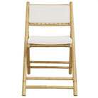 Bamboe tuinstoelen met comfortabele zitervaring en wasbare hoes - Tuinstoelen