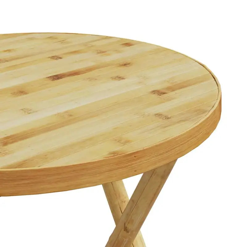 Bamboe tuinstoelset met comfortabele zitervaring en wasbare hoes - Tuinsets
