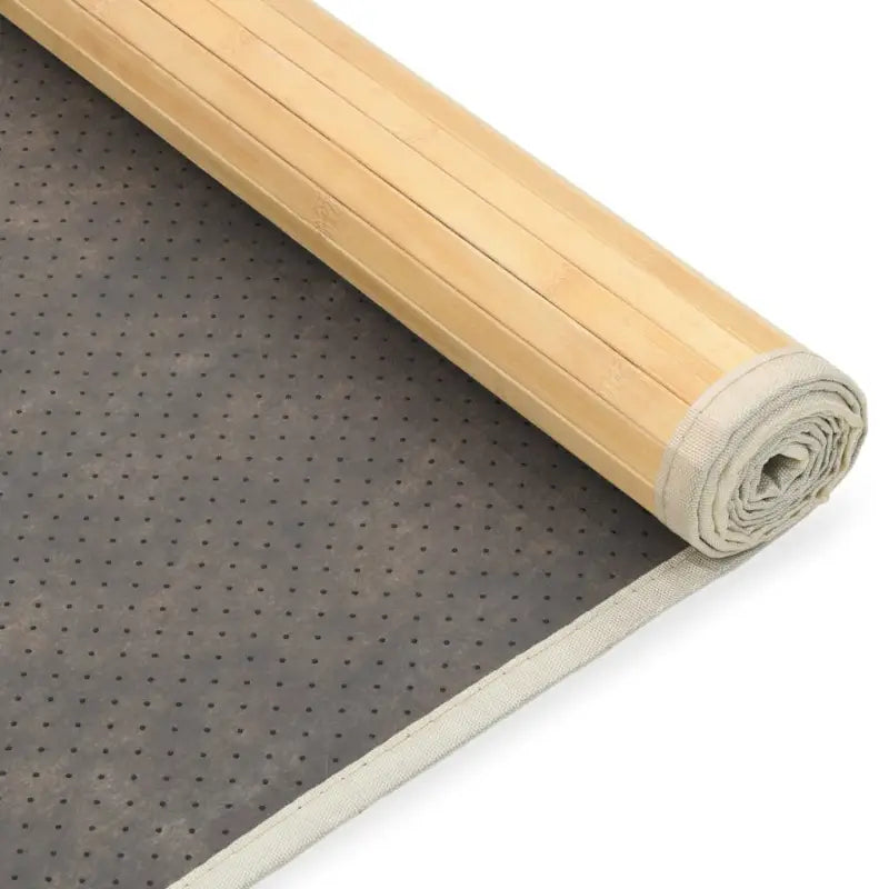 Bamboe vloerkleed met anti-slip onderkant voor veilige grip - Vloerkleden