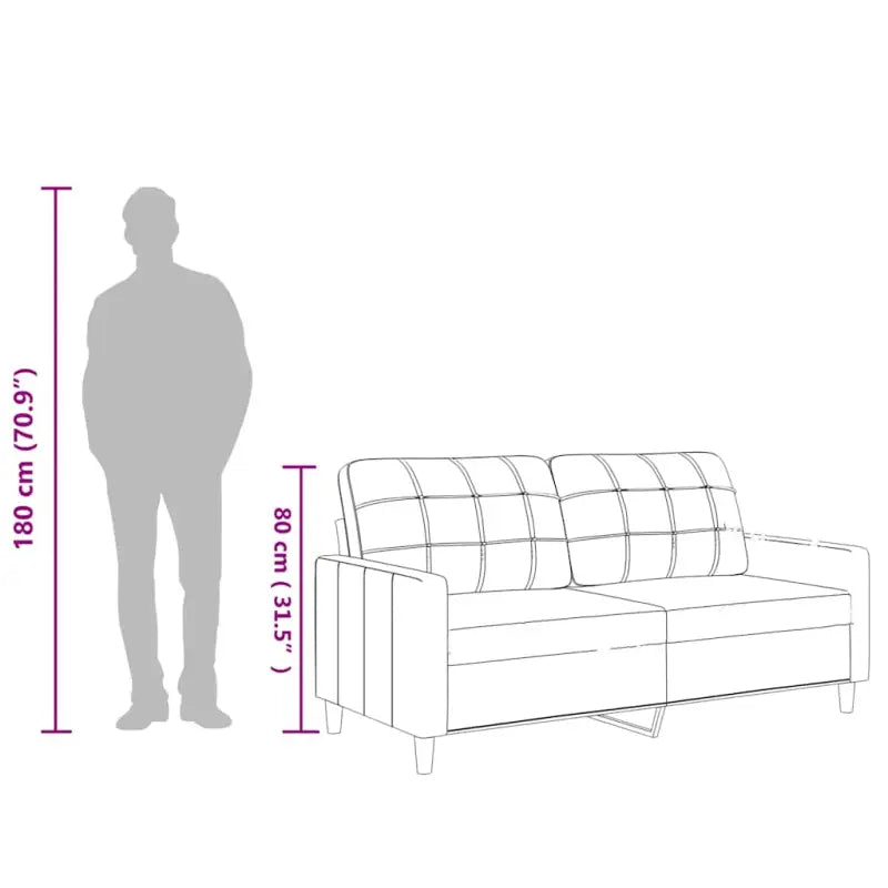 Banken 2-zitsbank in duurzaam kunstleer voor een gezellige sfeer - Banken