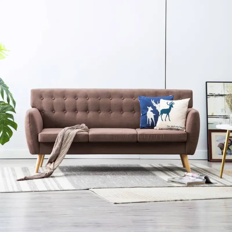 Driezitsbank 172X70X82 Cm Stof