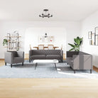 Banken Chesterfield-stijl met comfortabele afmetingen en stijlvolle uitstraling - Banken
