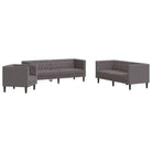 Banken Chesterfield-stijl met comfortabele afmetingen en stijlvolle uitstraling - Banken