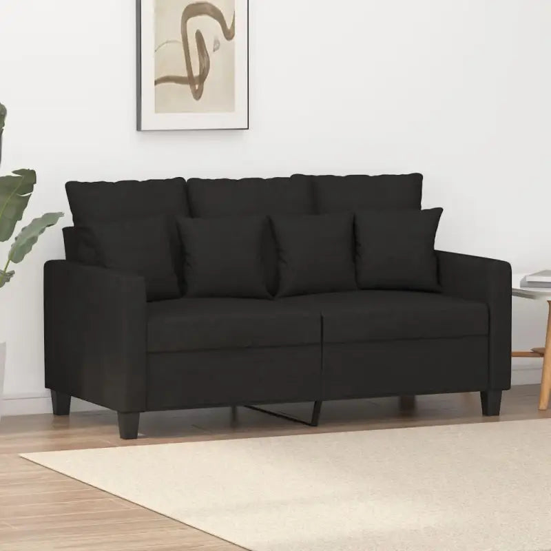 Banken Een stijlvolle en comfortabele 3-zitsbank voor in huis - Zwart / 120 cm - Banken