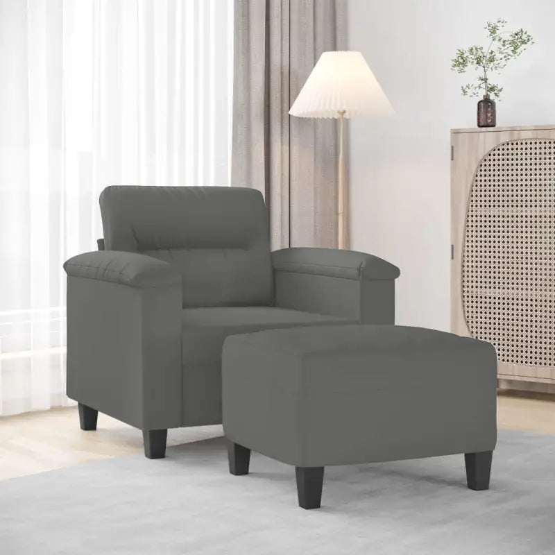 Banken fauteuil een uitstekende keuze voor comfortabel en stijlvol zitten - Donkergrijs - Banken