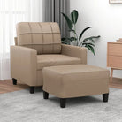 Banken fauteuil in duurzaam kunstleer voor gezellige momenten - Cappuccino - Banken