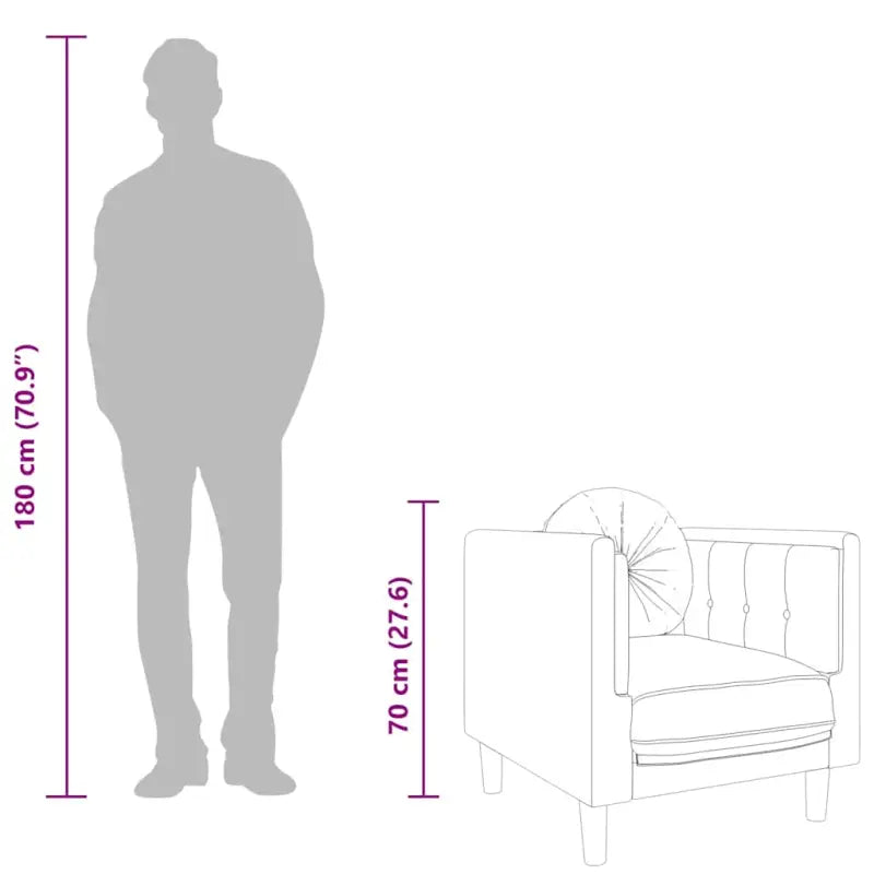 Banken fauteuil in kunstsuède voor ontspannen en gezellig comfort - Banken