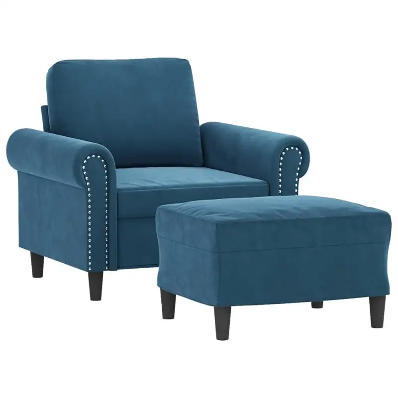 Banken fauteuil met duurzaam fluweel voor gezellig en comfortabel zitten - Banken