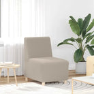 Banken fauteuil met gekrulde wolachtige stof voor ultiem comfort - Lichtgrijs - Banken