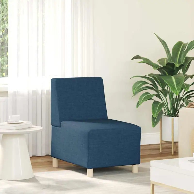 Banken fauteuil met multiplex frame voor ultiem comfort en stijl - Blauw - Banken