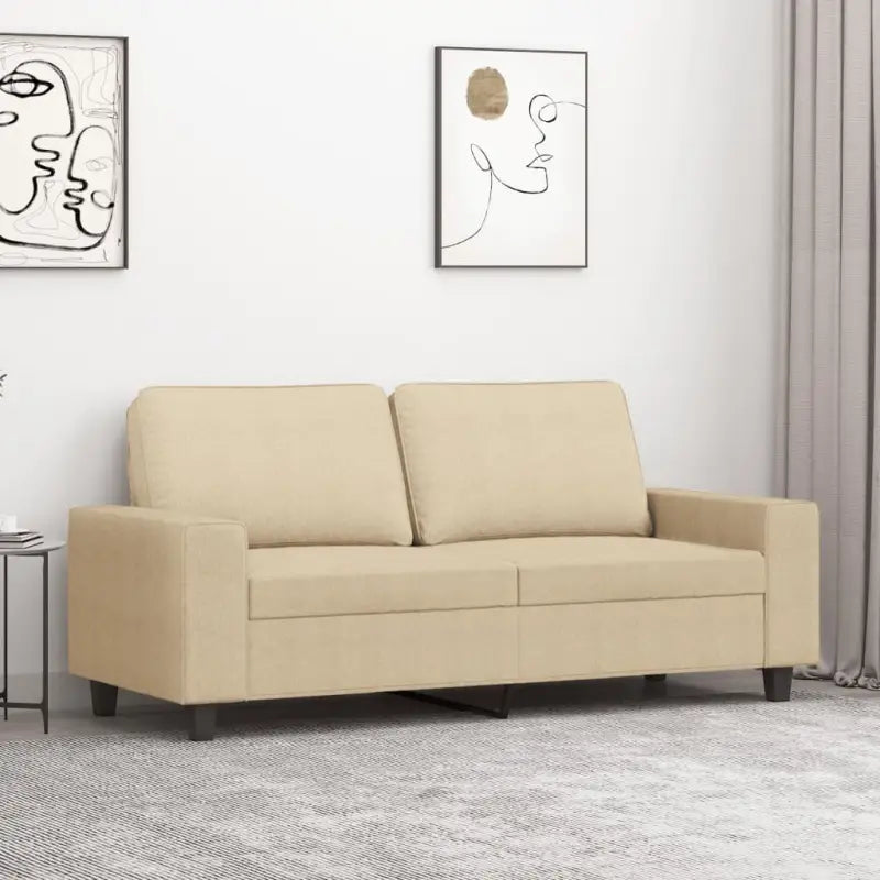 Banken fauteuil voor gezelligheid en ontspannen rust - Crème / 140 cm - Banken
