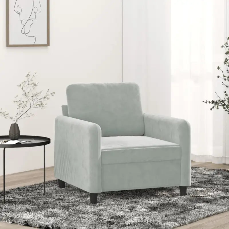 Banken fauteuil voor ontspannen en gezellige momenten - Lichtgrijs / 60 cm - Banken