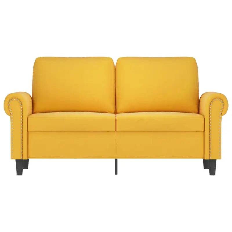 Banken for gezellige zitmomenten en een stijlvolle uitstraling - Geel / 120 cm - Banken