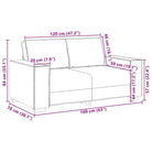 Banken loungeset met brede armleuningen en comfortabele zitbreedte - Banken