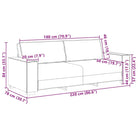 Banken loungeset met brede armleuningen en comfortabele zitbreedte - Banken