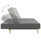 Banken loungeset met chaise longue en comfortabele hoogte rugleuning - Banken