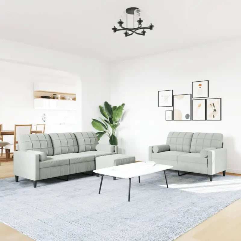 Banken loungeset met comfortabele afmetingen en stijlvolle design - Banken