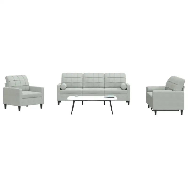 Banken loungeset met comfortabele zithoogte en elegante totale afmetingen - Banken