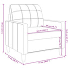 Banken loungeset met comfortabele zithoogte en elegante totale afmetingen - Banken