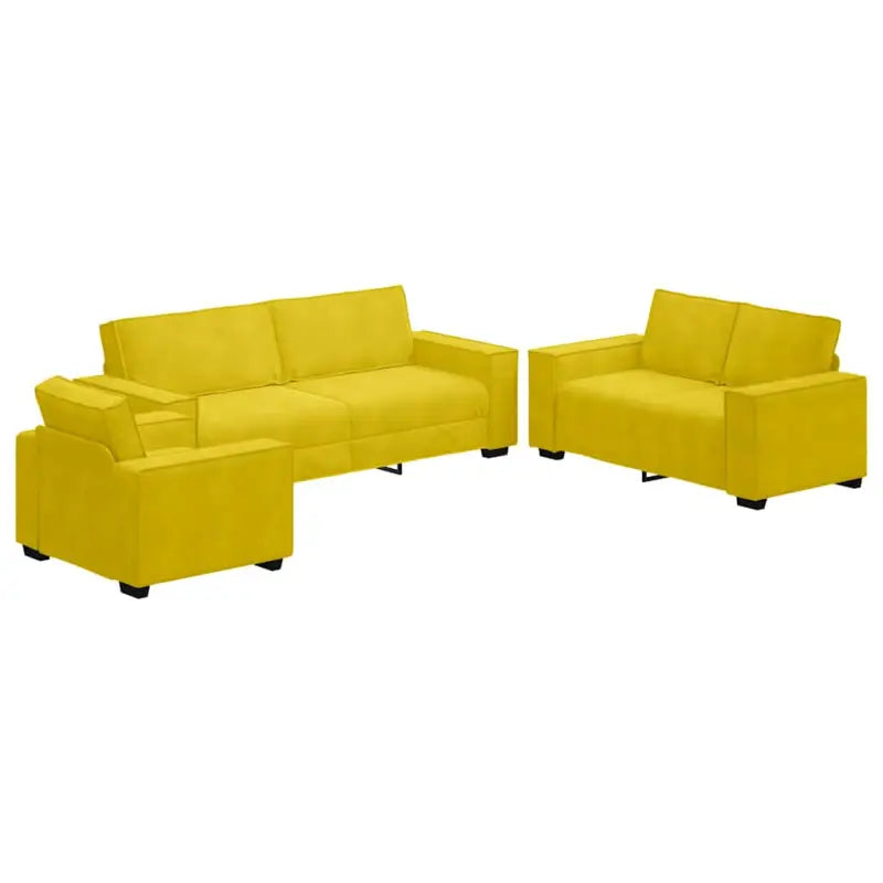 Banken loungeset met compacte totale afmetingen en comfortabele zitbreedte - Banken